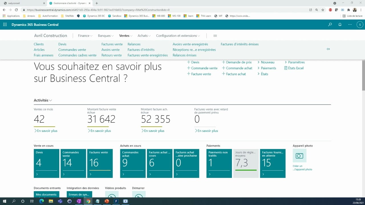 curso desarrollo en microsoft dynamics 365 business central
